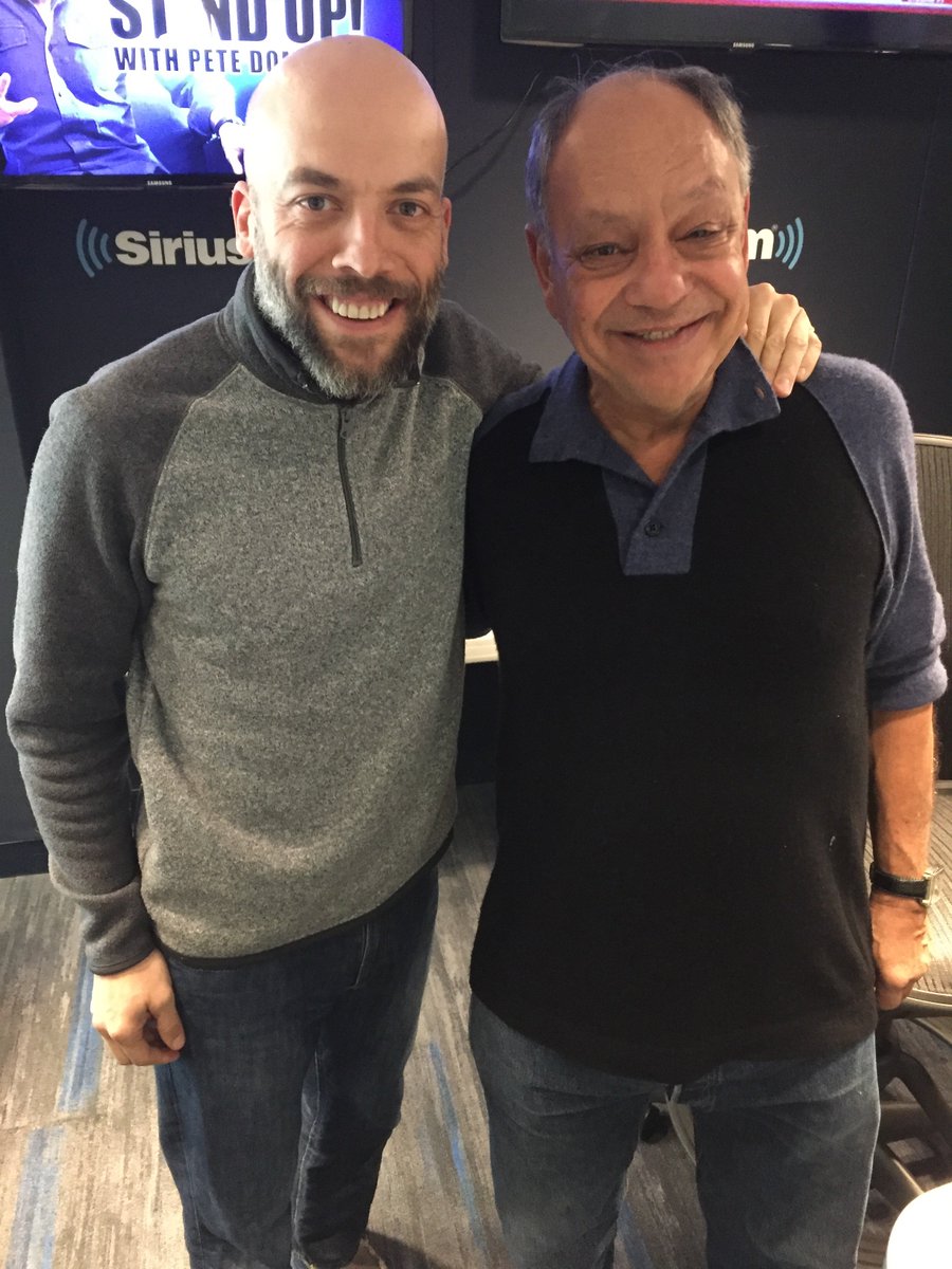 Great to welcome <a href="/CheechMarin/">Cheech Marin</a> back on @StandUpWithPete today! Get his book. So good! amazon.com/Cheech-Not-My-…