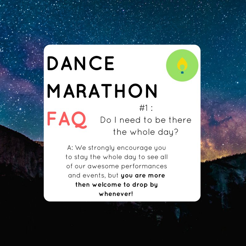 SFUDM's tweet photo. SFU Dance Marathon is less than 2 weeks away!!! We will be doing a series of FAQs to help people find out more about the main event :)  #FTK https://t.co/yKBJzjKK5u