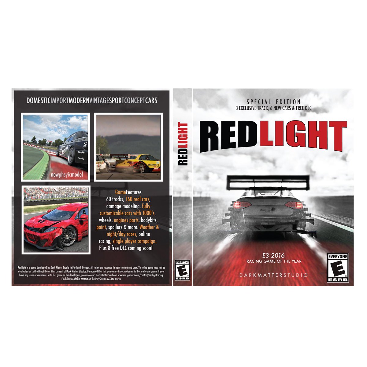 tinkerdezine's tweet photo. Full cover art for Red Light racing video game #ps4 #XboxOne https://t.co/gI0ndzmcw8