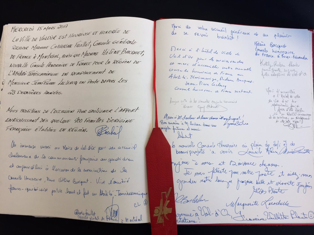 Catherine Feuillet A Val D Or Pour La Ceremonie De Presentation D Helene Bacquet Nouvelle Consule Honoraire De En Abitibi Temiscamingue T Co 0w4j2adn4n