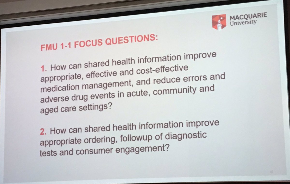 DrMukeshH's tweet photo. .@JWestbrook91 @EnricoCoiera @JBraithwaite1 @Macquarie_Uni @nhmrc #focus #medsMx across @NSWHealth #governance key core 2 #changemanagement https://t.co/EVygUrEvRE