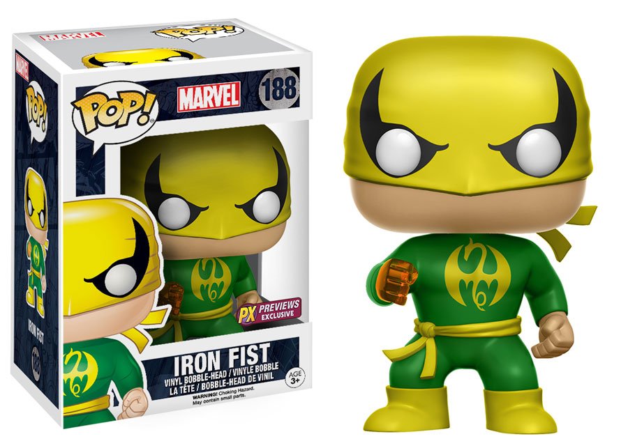 OriginalFunko's tweet image. RT &amp;amp; follow @OriginalFunko for the chance to win a Previews exclusive Iron Fist Pop!