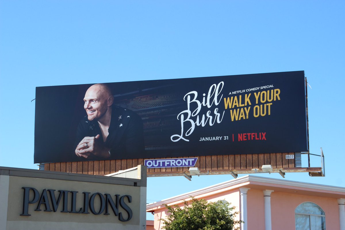 moagency's tweet photo. We collaborated with @Netflix on the creative, finishing &amp; print for the new @billburr #WalkYourWayOut Comedy Special. Stream it tonight! https://t.co/hNJ3OaONc4