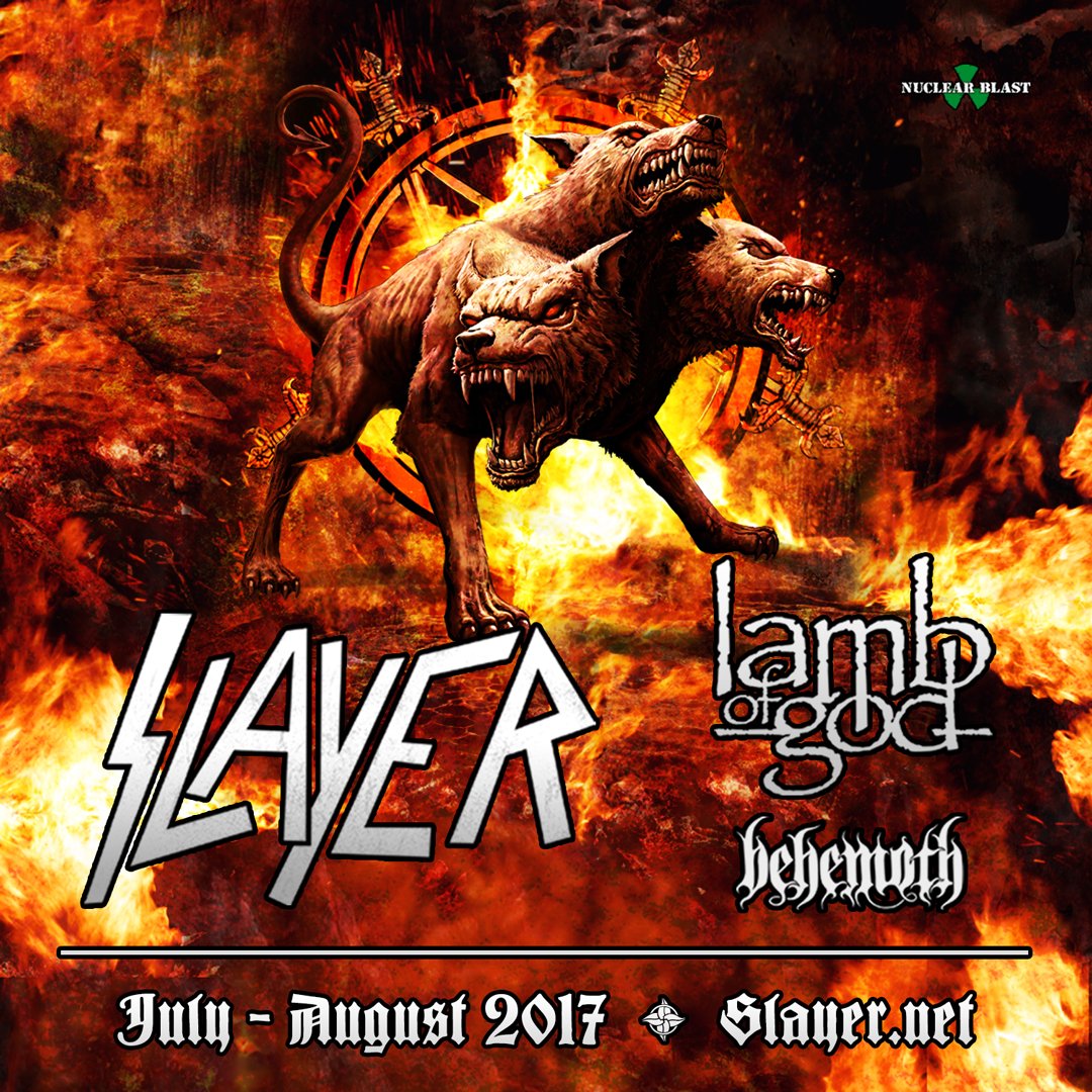 Slayer's tweet photo. REPENTLESS
$4.99 Sale on iTunes USA. Ends March 23.
Download: https://t.co/flJht0kcXe
 
US/CAN tour this July-Aug: https://t.co/1JZawAp2bg https://t.co/LRQvknOjpK