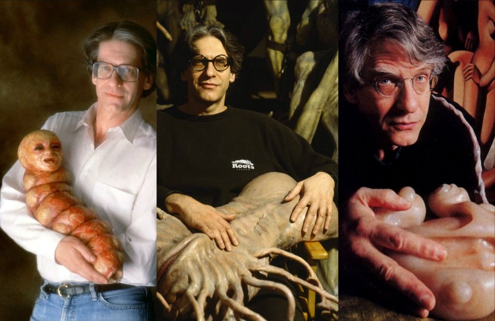 He really likes holding weird shit ...

HL wishes a VERY Happy Birthday to the incredible David Cronenberg! (Martyn) 