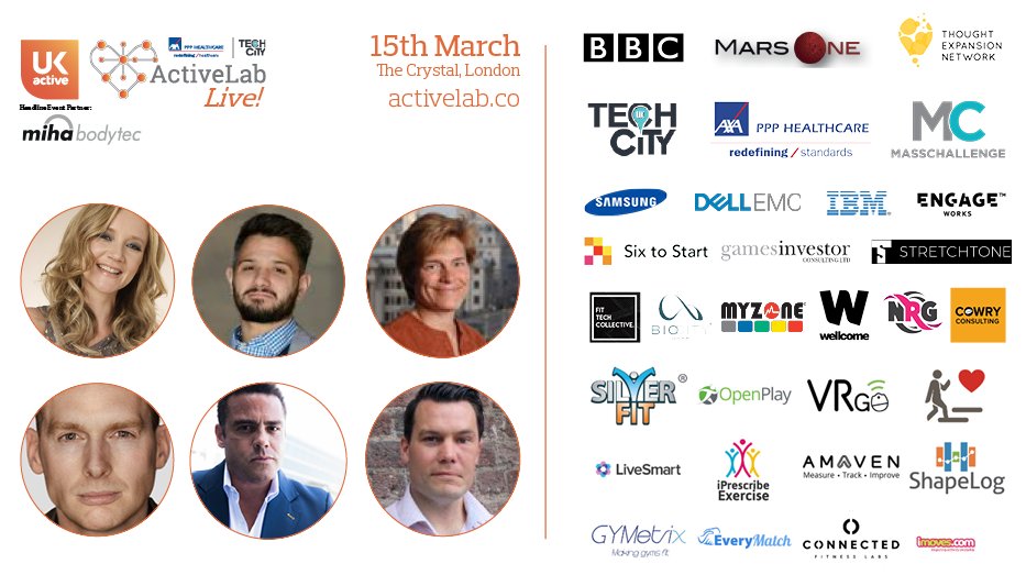 #ActiveLab Live agenda is live; attend to also meet our #ActiveLabbers #tech <a href="/silverfitorg/">silverfitorg</a> @OpenPlayUK @vrgochair activelab.co/activelab-live/
