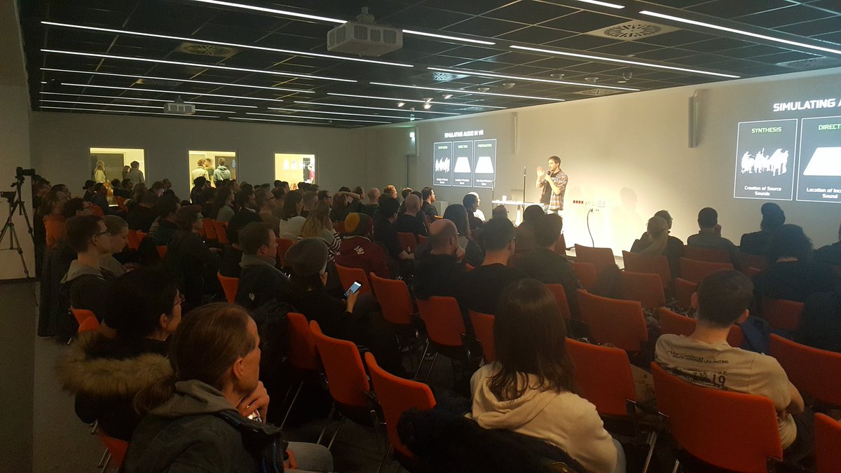 gamedesignue's tweet photo. Full house, great talks and always waiting for the latest shit! #vrberlin https://t.co/Ouq0QAJCiW