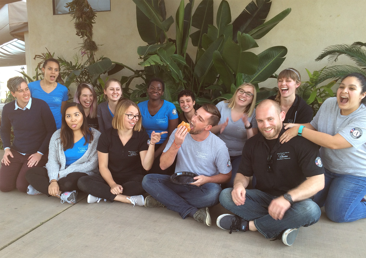 JFSSD's tweet photo. Thank you to 17 of the funniest and goofiest AmeriCorps VIP Fellows ever! #AmeriCorpsWeek #AmeriCorpsVIP https://t.co/EV5XfNXgS4