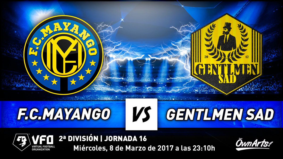 🏆J16 | 2ª DIV. <a href="/VFOspain_ps/">VFOspain PS</a> 
🆚 <a href="/GentlmenSAD/">Gentlmen SAD™</a> 
⏰ 23:10
🎥STREAMING👇
youtube.com/channel/UCcs77…