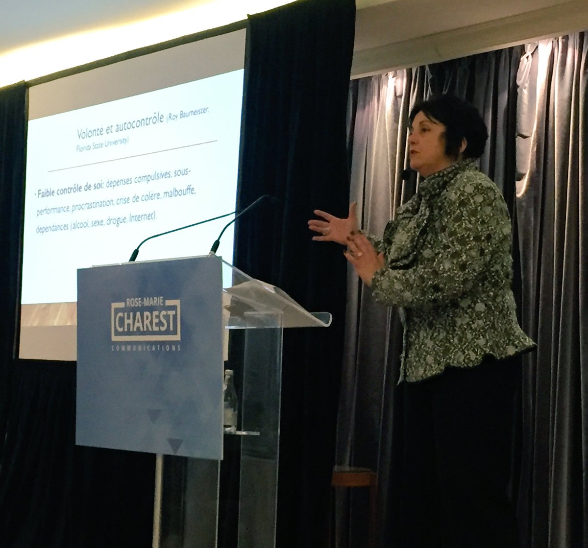 Magnifique présentation de <a href="/psycoaching2/">Pierrette Desrosiers</a> sur le contrôle de soi comme la clé de la réussite à #Femmesetréussite <a href="/SunLifeQC/">Sun Life Québec</a>