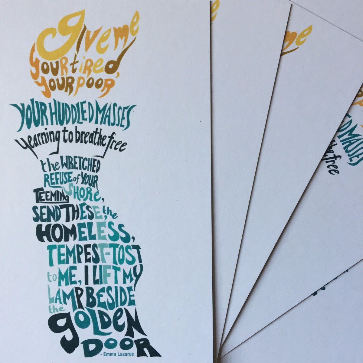 Hey <a href="/AltStatLiberty/">Alt Lady Liberty</a>, thought you'd like this postcard! All proceeds go to <a href="/ACLU/">ACLU</a>! #IWD2017 #ProtestPostcardProject protestpostcardproject.myshopify.com/products/immig…