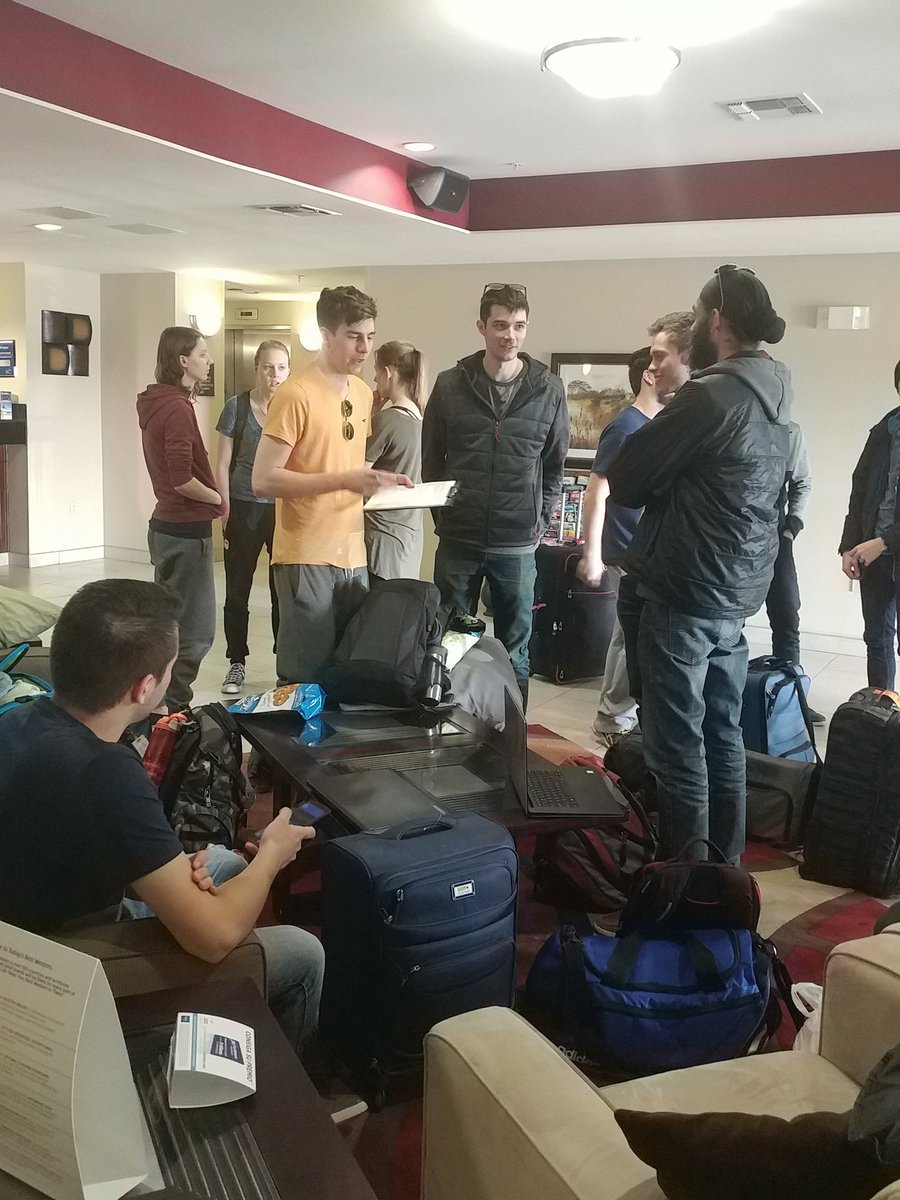 Team has arrived in Texas! Time to prep for flight testing.