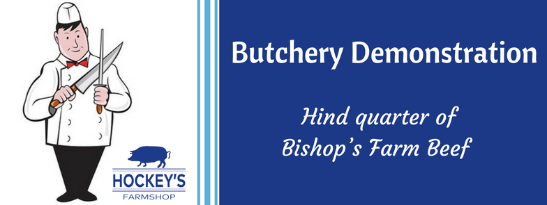 Butchery Demonstration 11.00am start Wed 15th Hind quarter of Bishop’s Farm Beef hockeys-farm.co.uk/national-butch… #nationalbutchersweek #newforest