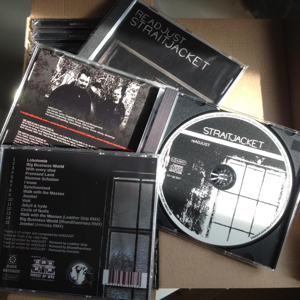 Our new CD is NOW available :D 
15€ incl. shipping worldwide! 12,50€ inside Germany!
Mail us for details: readjust@outlook.com