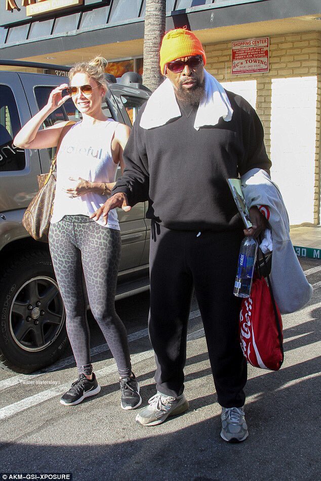 .@kym_johnson & @MrT leaving the rehearsal studio after practice :) love their faces, looks like it was a fun training! #TeamPityTheFool