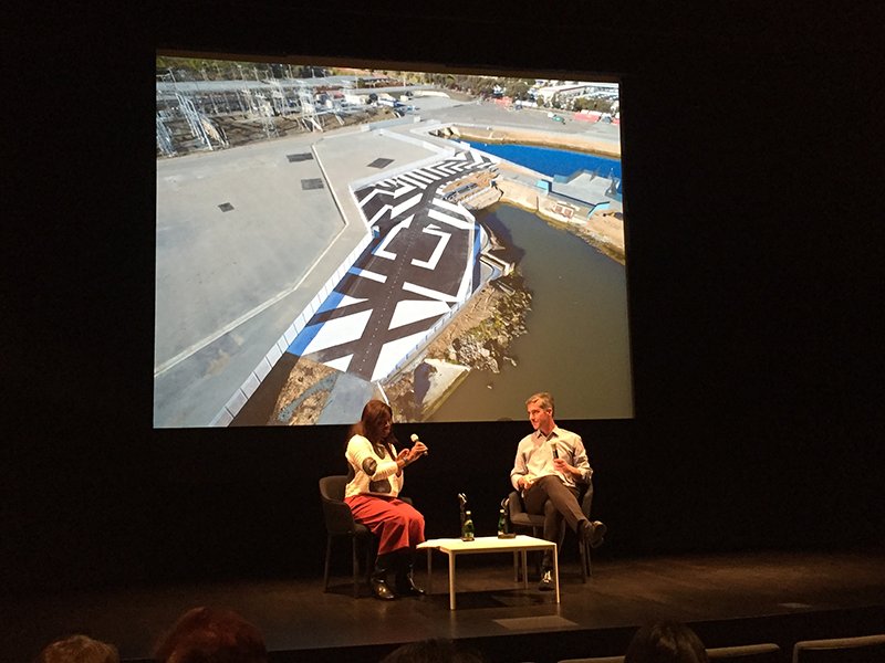 Exciting discussion last night with our collaborator <a href="/lizogbu/">Liz Ogbu</a> and a great audience at <a href="/SFMOMA/">SFMOMA</a>  on NOW Hunters Point and protoyping the city.