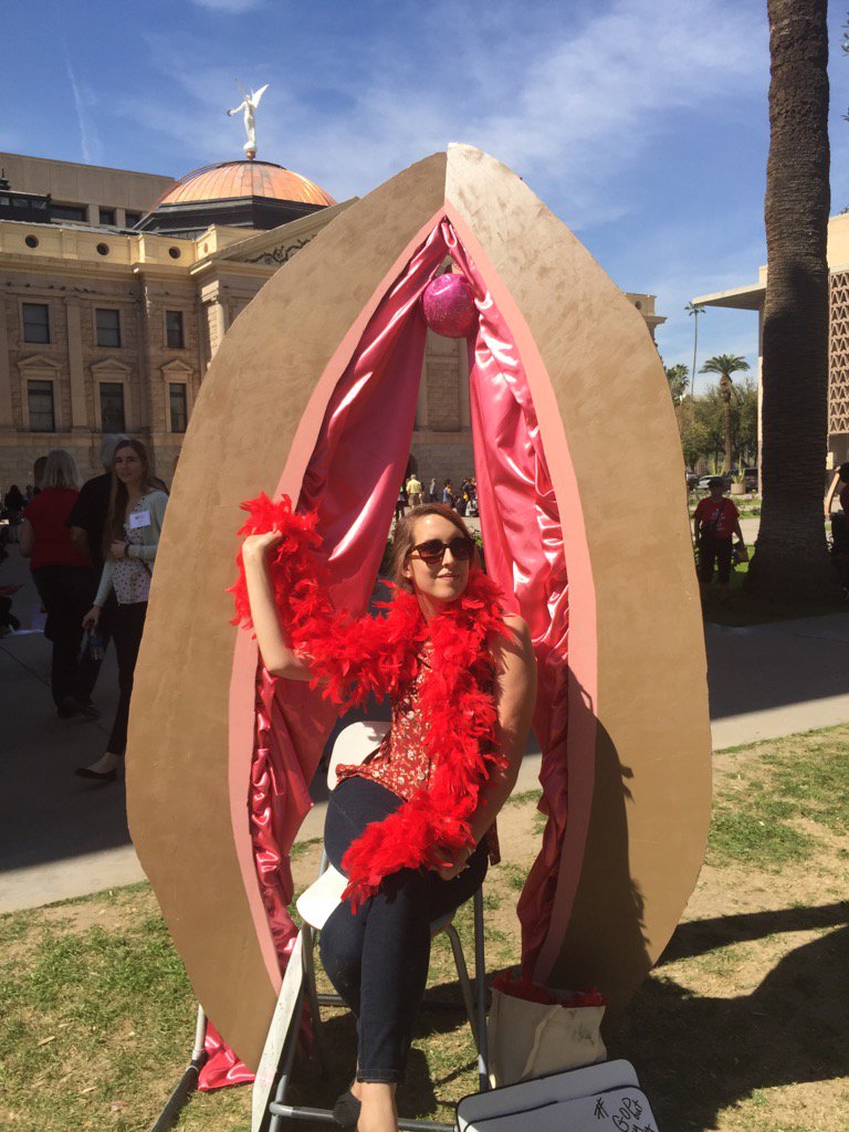 ChampPR's tweet photo. @LTRobinson_ #internationalwomensday #Arizona #8FtVagina #PussyGrabsBack https://t.co/32RyHxO9mB