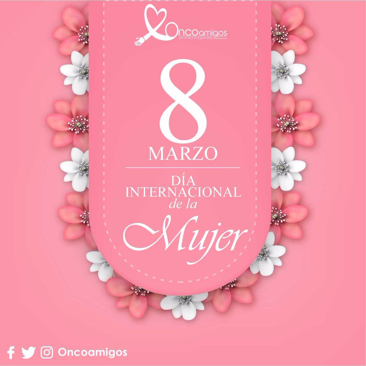 ONCOAMIGOS's tweet photo. El Día Internacional de la Mujer es un buen momento para reflexionar acerca de los avances logrados y celebrar la valentía de mujeres. https://t.co/5fOg3kL4DP