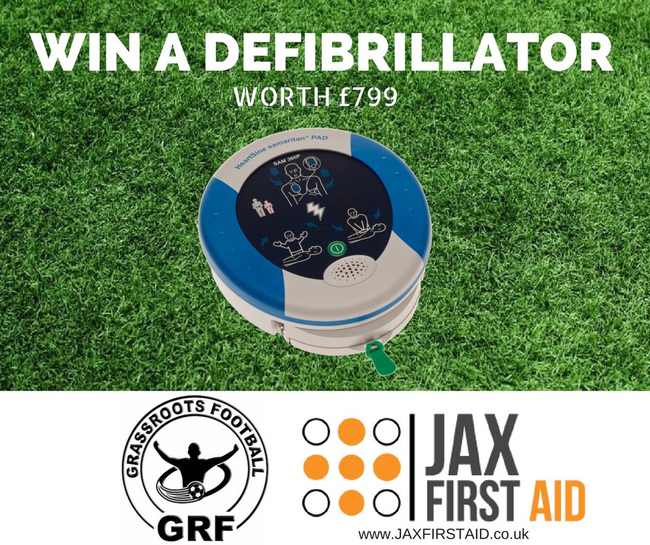 Teamgrassroots_'s tweet photo. RT and Follow to enter

Defib competition
courtesy of our Defib partner Jax First Aid. Winner selected 31st March 
Comp also on Facebook. https://t.co/M0SDX9zpiz