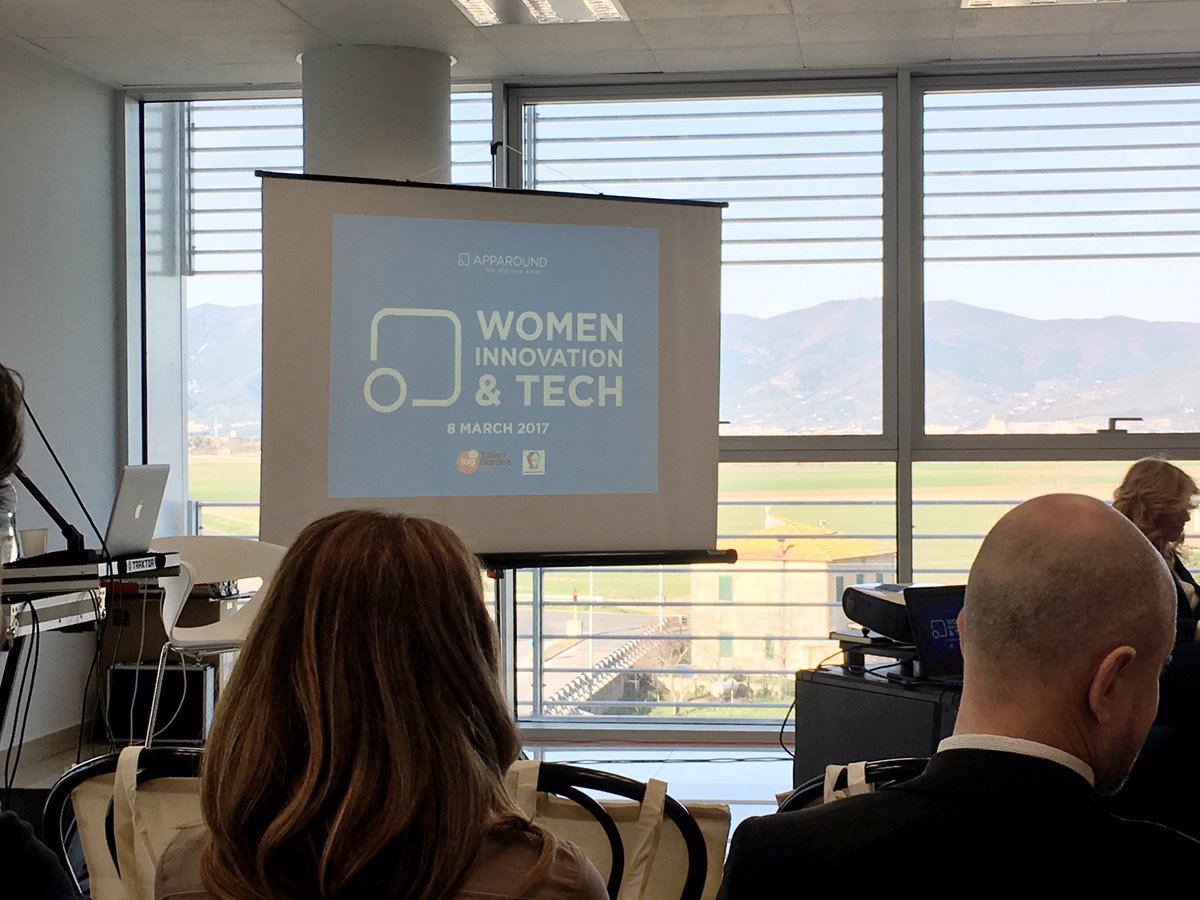 È da poco iniziato l'evento Women, Innovation &amp; Tech <a href="/Apparound/">Apparound</a> 
Felici di esserci 😊