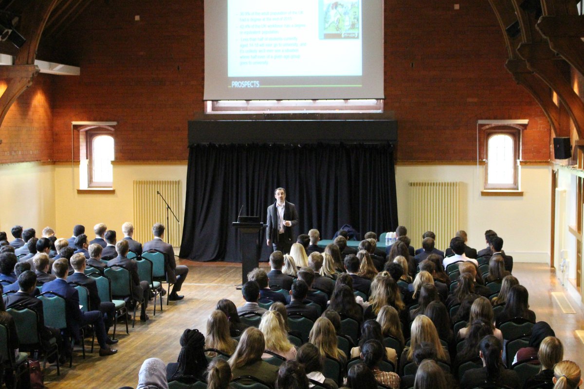 BoltonSch's tweet image. Thanks to the huge range of inspirational speakers, including 7 @BoltonSchAlumni, at today's World of Work day for Year 12 students.