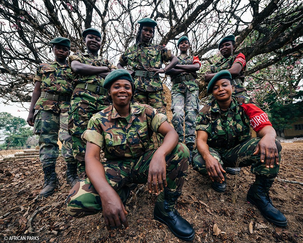 AfricanParks's tweet photo. Aimee is 1 of 8 female rangers in #Garamba DRC risking her life in protecting elephants #IWD #gratitude https://t.co/tZ5RbuArM0