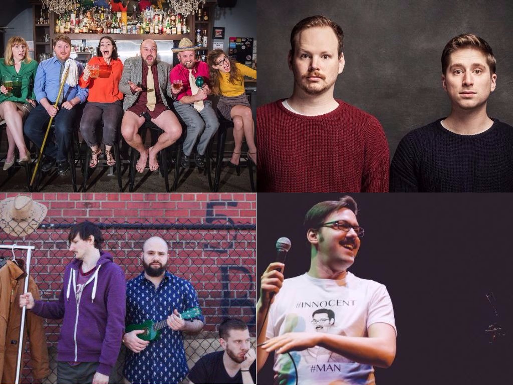 Tonight in the @TheatreCentre Franco Boni Theatre: <a href="/goodgamecomedy/">Good Game</a>, <a href="/SpoonVsHammer/">Spoon Vs. Hammer</a>, @MartyTopps and <a href="/PeterNChrisShow/">Peter N Chris</a>