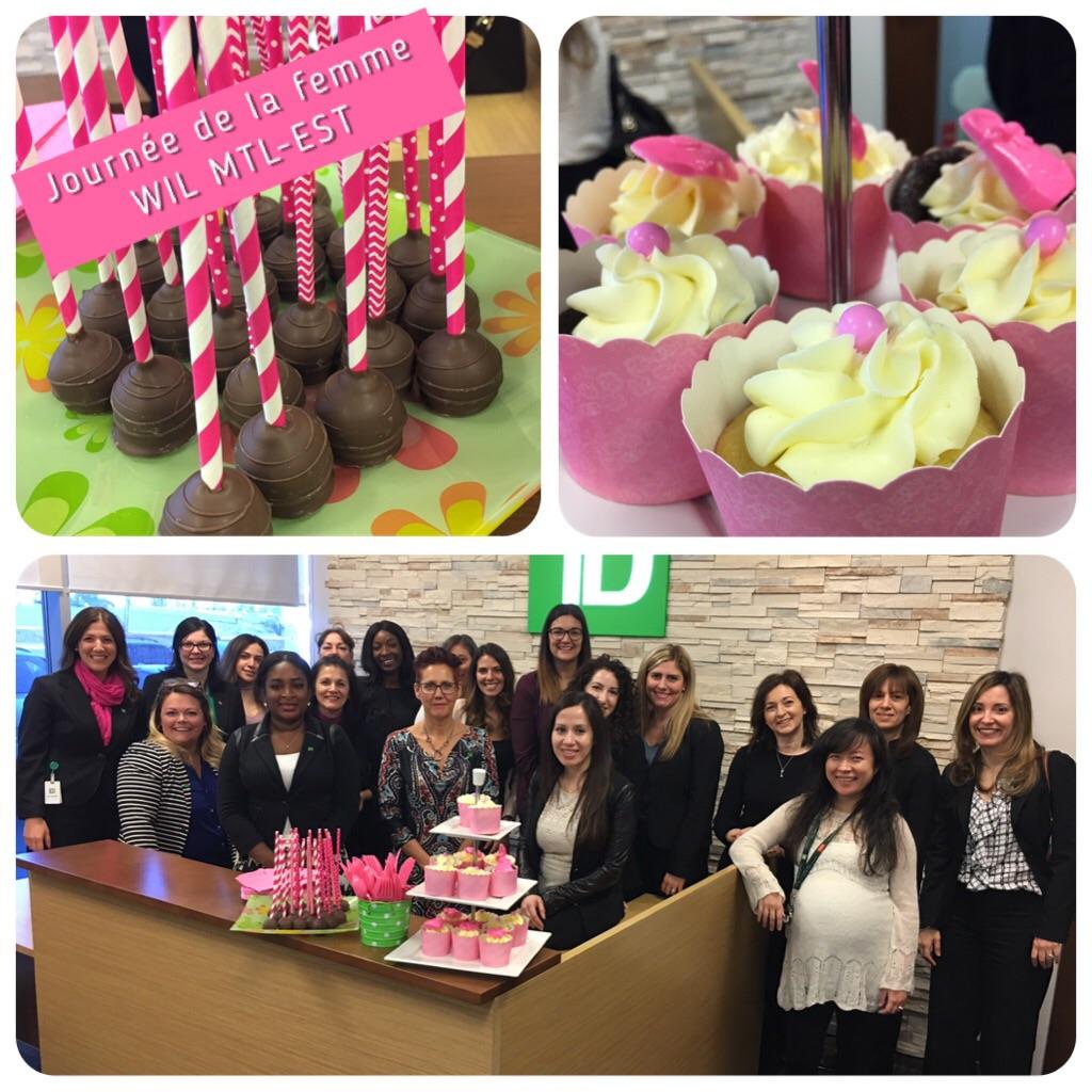 Joyeuse Journée Internationale de la Femme! One TD Wil Montréal-Est celebration #Awesome&amp;Inspiring  @SylvieDemers_TD