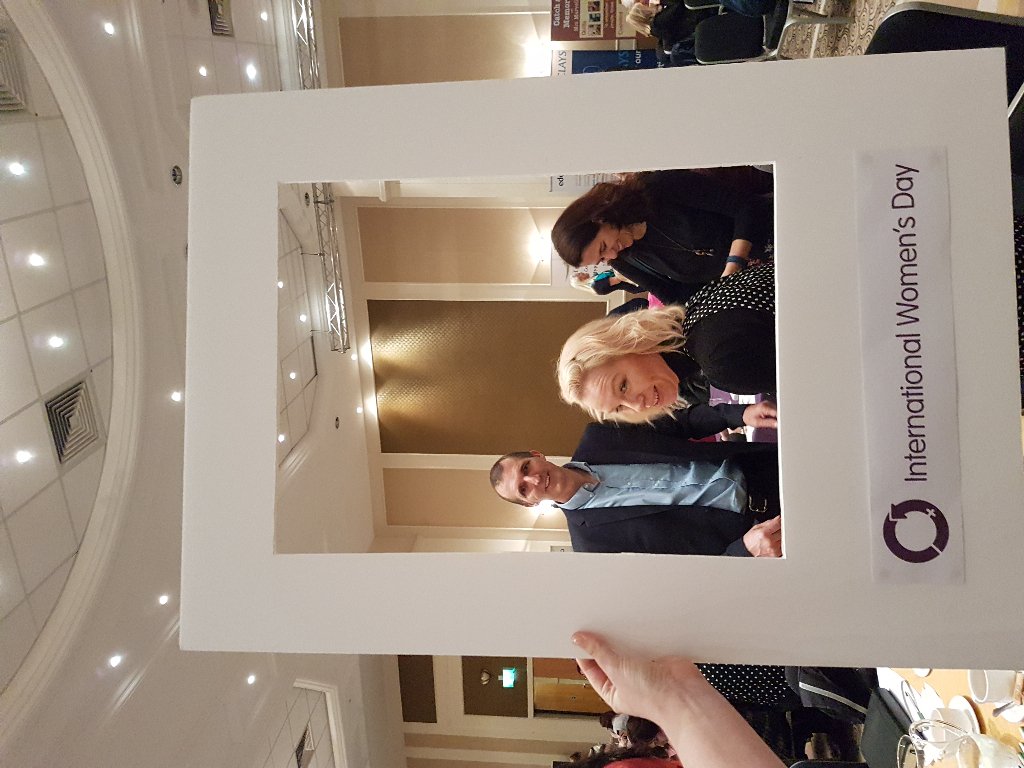 NatalieBarham's tweet photo. Great turnout  #PlymIWD2017   #IWD2017  #BeBoldForChange @WiP_SW @Gardandco @plymouthiwd2017 @plymBizWomen https://t.co/zaccuRFtZZ