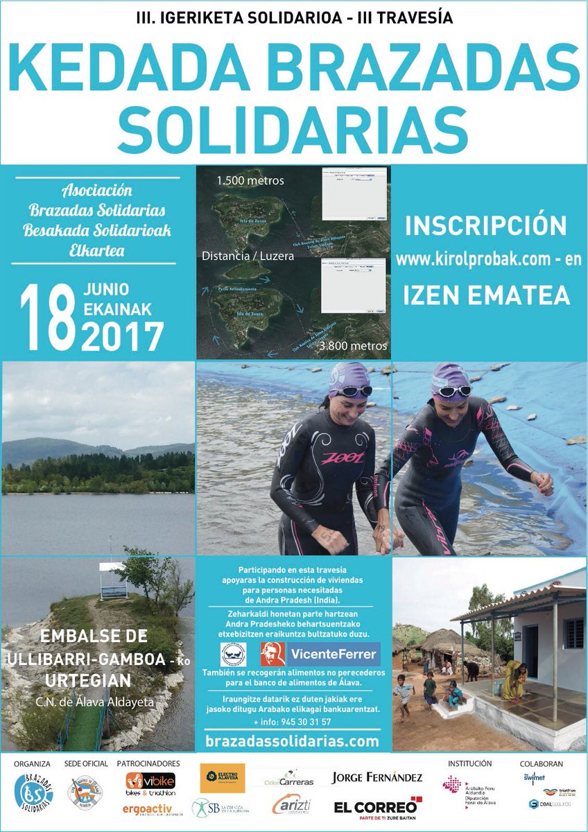 Bonita iniciativa de deporte solidario de la mano de Juanfe <a href="/OJOINQUIETO/">OJOINQUIETO producción audiovisual</a> , Rubén y compañía. En junio en <a href="/vitoriagasteiz/">Vitoria-Gasteiz!</a> Habrá que entrenar!