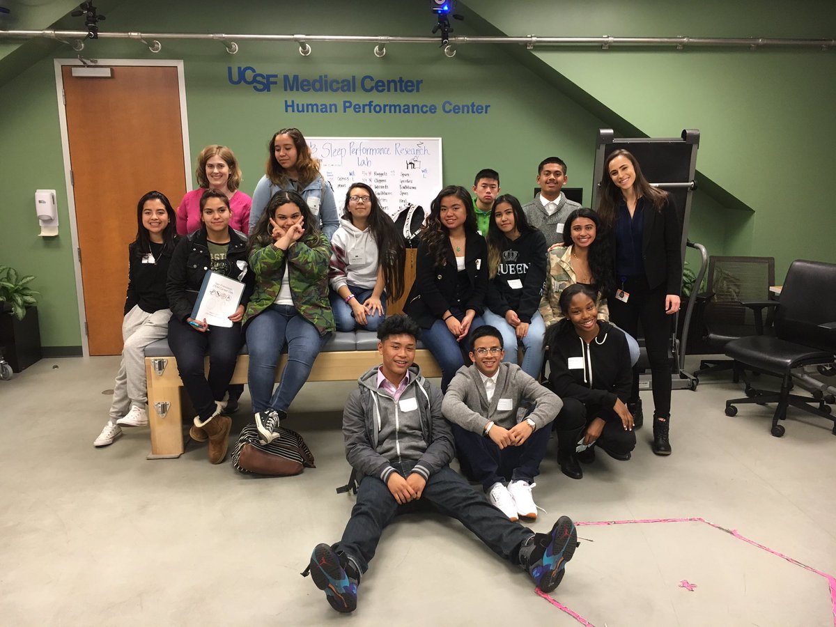 What a great group! SF STEM Career Day sparking interest in our future scientists! #ucsf #humanperformance