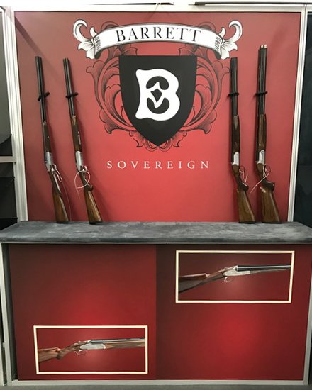 sovereign_guns's tweet photo. We were pleased to introduce the Barrett Sovereign Rutherford and BX-Pro at IWA 2017 last week in Nuremberg. #IWA #shotgun #barrettsovereign https://t.co/UWDR7UJd3x