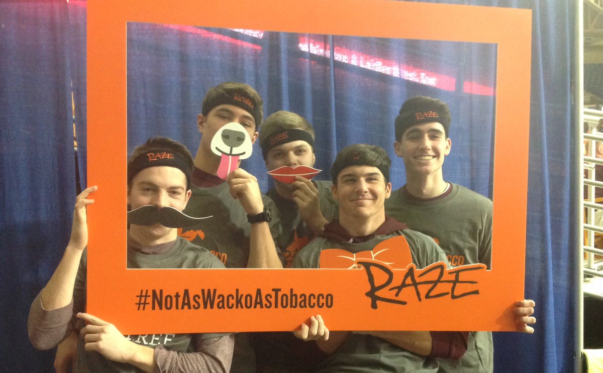 WV_RAZE's tweet photo. Williamstown High won the first RAZE halftime challenge at the WV High School Bball Tourney and supported the #NotAsWackoAsTobacco movement! https://t.co/vRwVMDLqcZ