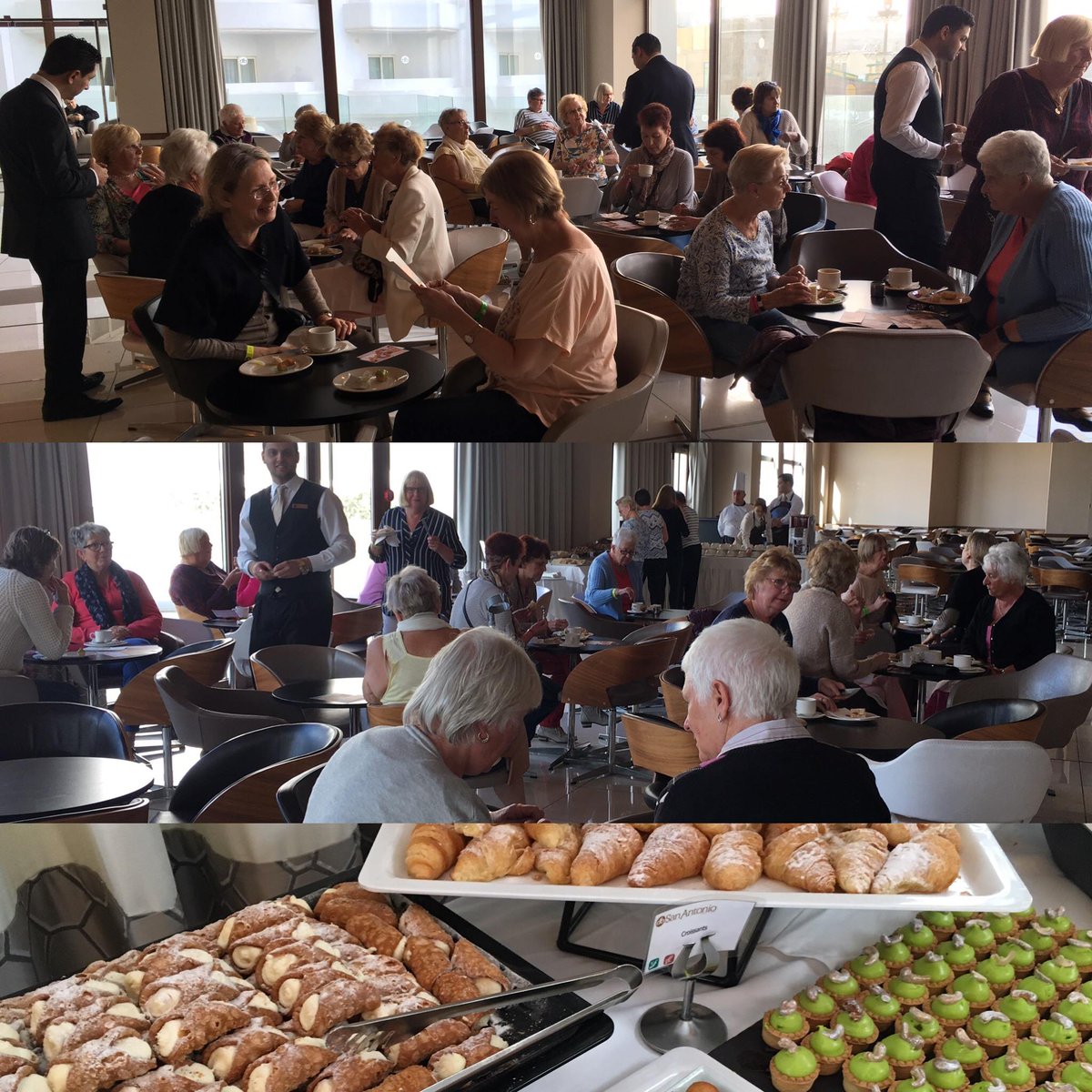 dbsanantonio's tweet photo. All women in the house were invited for Afternoon Tea time as a treat to celebrate International Women's Day https://t.co/ZXJOxIRomi