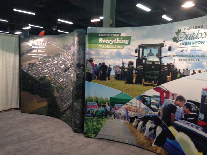 outdoorfarmshow's tweet photo. Day 1 of #LdnFarmShow is well underway! Be sure to stop by the @outdoorfarmshow booth in the Progress Building #110I @WFDistrict_Ag https://t.co/nDvNbBatIS