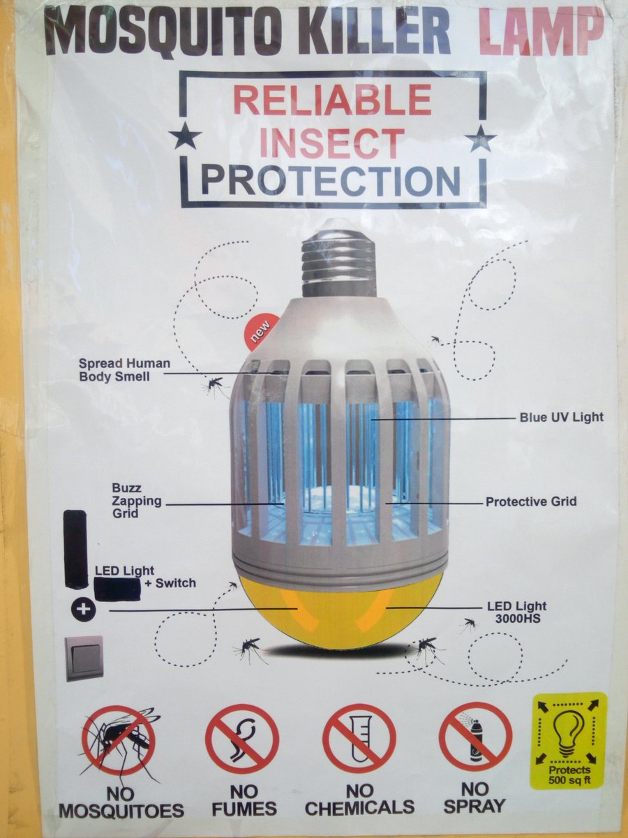 PrinceRichardKE's tweet image. Get a Mosquito Killer Lamp @950/- it attracts &amp;amp; electrocutes. Just plug &amp;amp; switch. 📲724341604 #devconference17 #HealthStrikeDay94