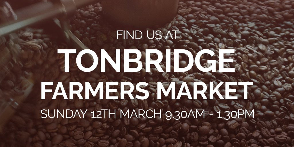 BeanSmitten's tweet photo. We'll be back @TonbridgeFmMrkt this Sunday! Find your new favourite #coffee &amp; pick up local #produce from 9.30am - 1.30pm 🌽☕ #Tonbridge https://t.co/bjm86fdNjo
