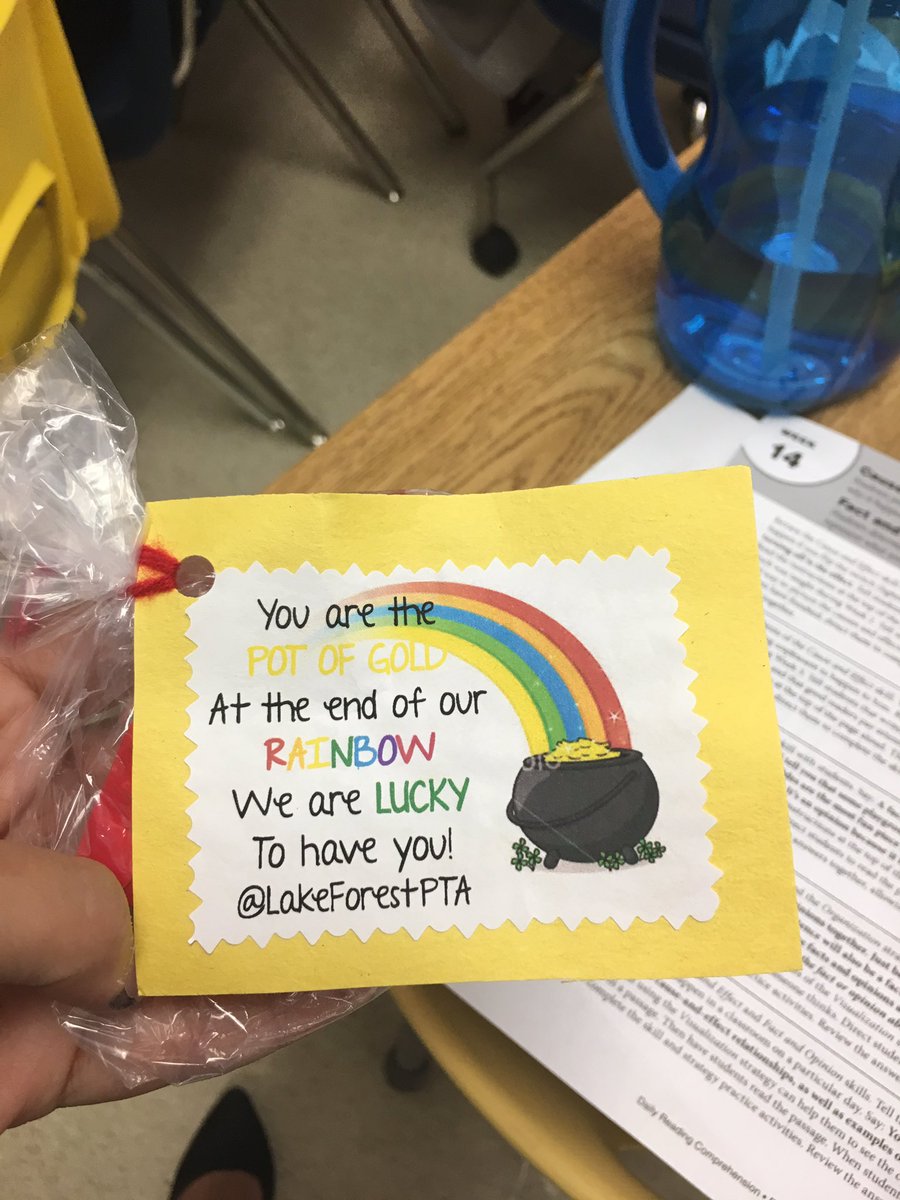 teachdlopez's tweet photo. It's the little things! So sweet thank you @LakeForestPTA https://t.co/eDEWCI65iO