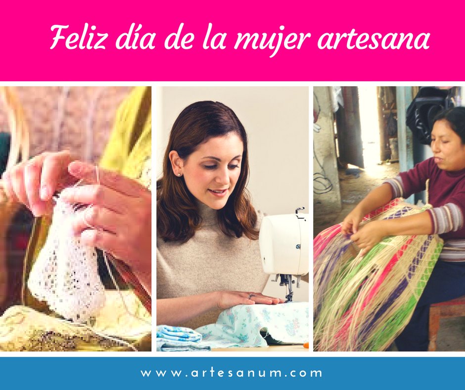 artesanum's tweet photo. Feliz día de la mujer a todas las #artesanas del mundo :) #diadelamujer #hechoconamor #artesanum https://t.co/tP7WYKcwaM https://t.co/X5KbVhkhef