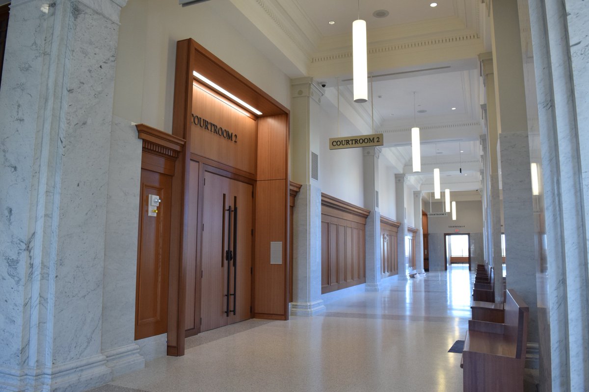 PerryDeanRogers's tweet photo. PDR is happy to announce the completion of the #Salem Probate &amp; Family Court renovation! Here's a quick look inside! #HistoricPreservation https://t.co/GofDbUc24Z