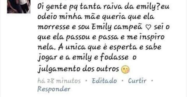 Me arrebata Jesus, por favor! Esse não é o meu mundo. Olha o monstro que estão criando como exemplo. É demais pra mim. #BBB17