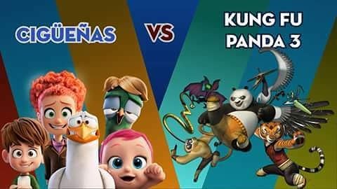 TvsMundoMagico's tweet photo. El versus del día de hoy #CigüeñasVsKungFuPanda3 dinos cuál es tu favorito... Dale LIKE y comenta #mundomagico https://t.co/leLTKKSgP8