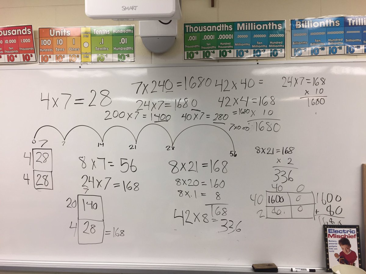 mrs_stornelli's tweet image. Started off the morning with a number string 👌🏻😀  #grade6 #numberstring #mathisfun