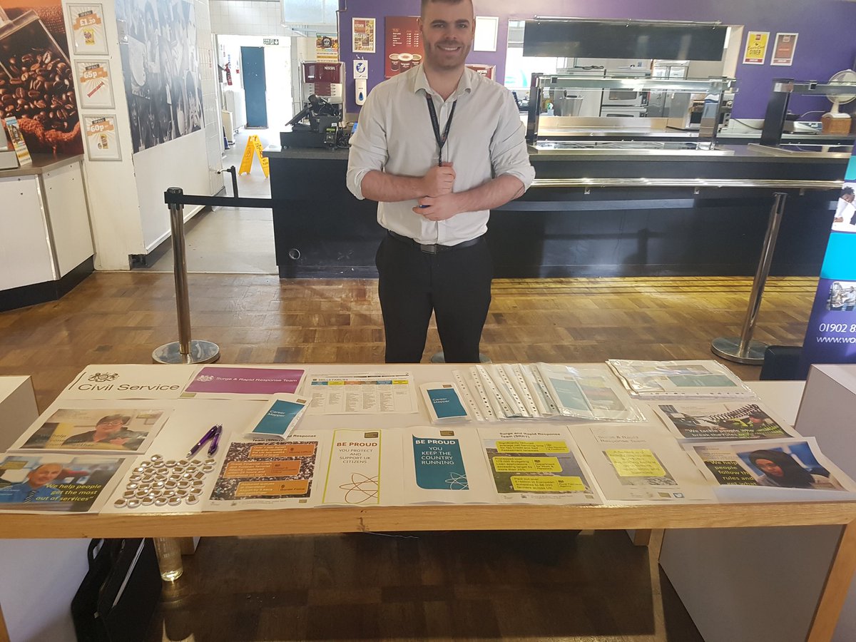 anique1srrt's tweet photo. And we're all set and ready to go down at Wolverhampton College (Clark Road)!!! Why not pop by and find out more about #SRRT  #ODP #NAW2017 https://t.co/NxhoqC8rr4
