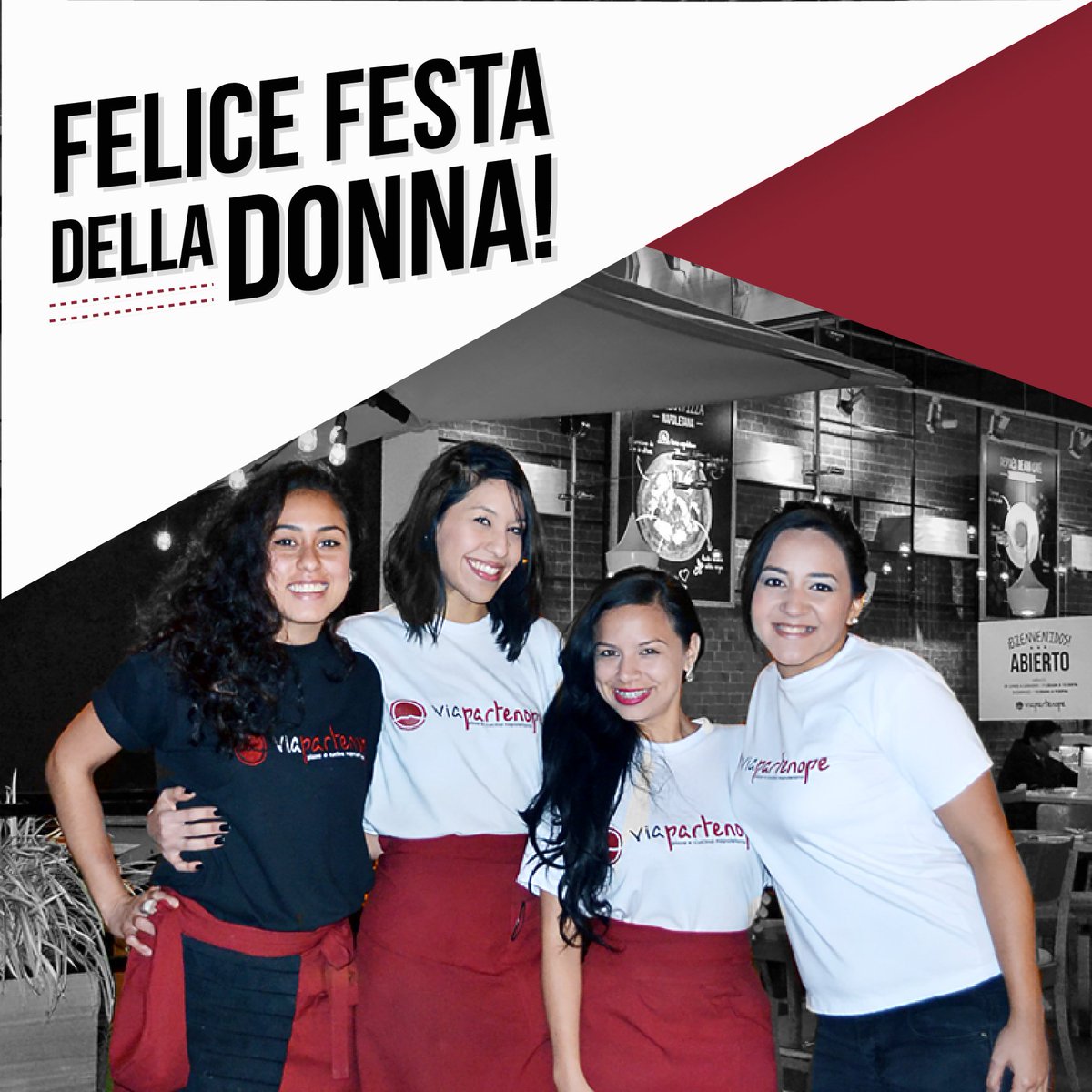 viapartenope's tweet photo. ¡A todas las mujeres que día a día nos acompañan ¡Felice Festa della Donna! #FelizDíaDeLaMujer https://t.co/7bUm3PwcN8