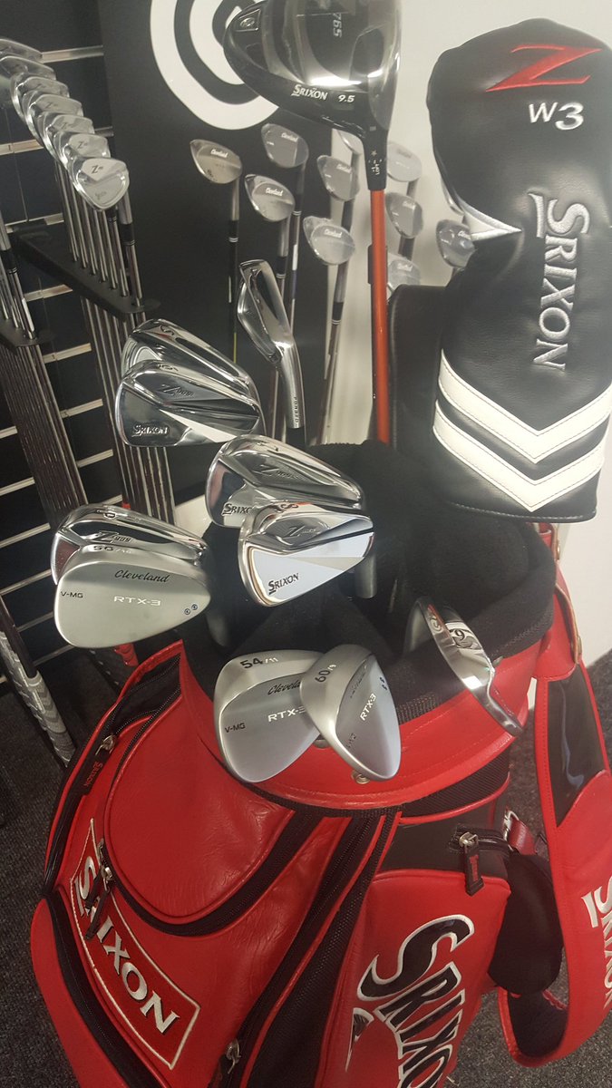 MH_golf's tweet photo. New sticks in the bag! Thanks again to @davidje02299921 @SrixonGolf & @ClevelandGolf! β³ @NipponShaft #pure #Z965 #Z765 #RTX3 #Modus3 https://t.co/sMtuYbItQc