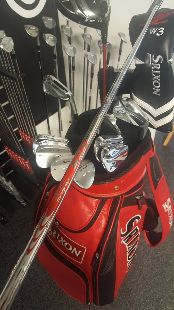 MH_golf's tweet photo. New sticks in the bag! Thanks again to @davidje02299921 @SrixonGolf & @ClevelandGolf! β³ @NipponShaft #pure #Z965 #Z765 #RTX3 #Modus3 https://t.co/sMtuYbItQc
