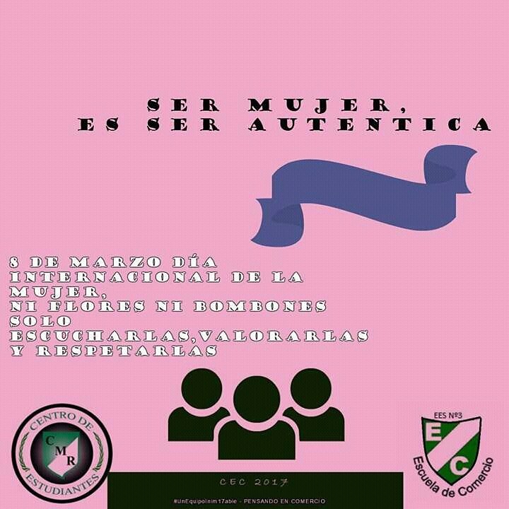 CEComercio2017's tweet photo. #8MDiaInternacionalDeLaMujer https://t.co/ItmMpbrSkn