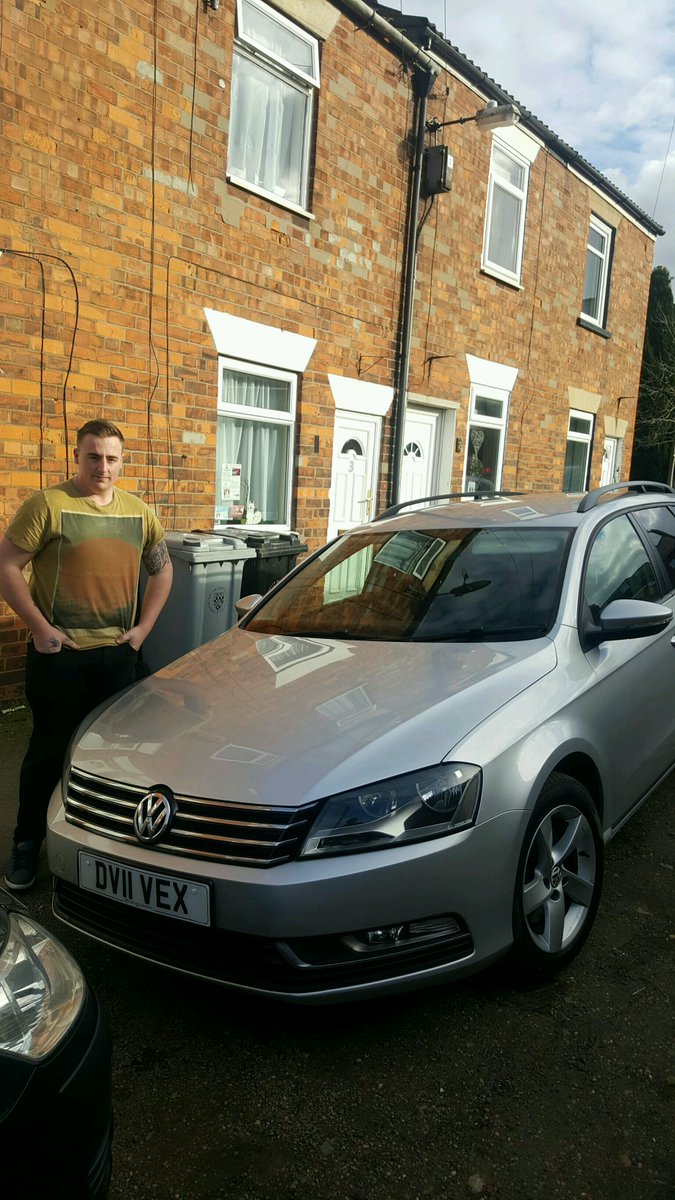 accept_car's tweet photo. Delivery to Grantham for Mr Jamie Robson! Passat estate! Happy customer https://t.co/VAOeK2mH50