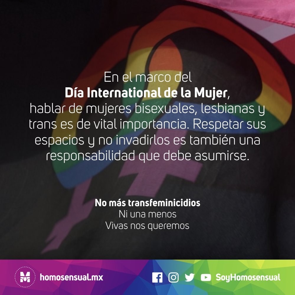 Ni una menos ✊🌈 #DiaInternacionalDeLaMujer